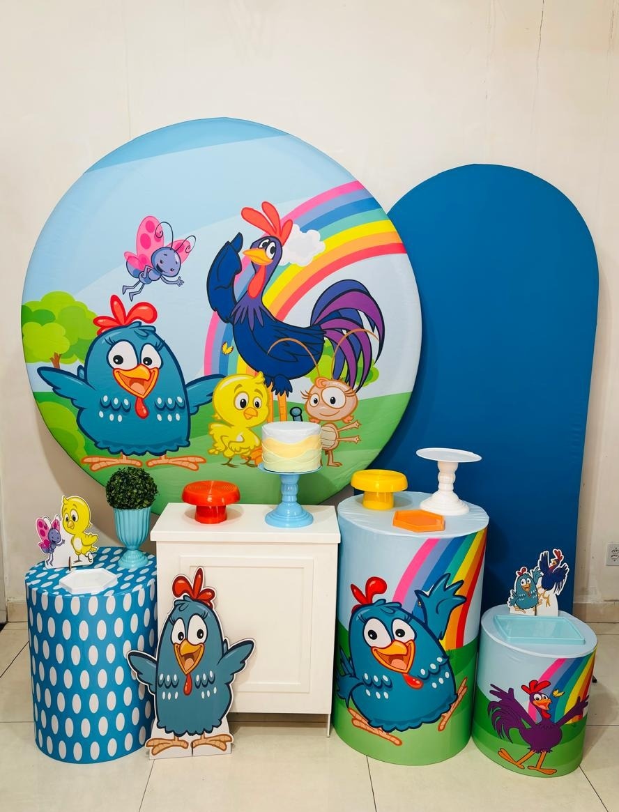 Galinha Pintadinha Azul(Kit Perola) - cricrilocacoes