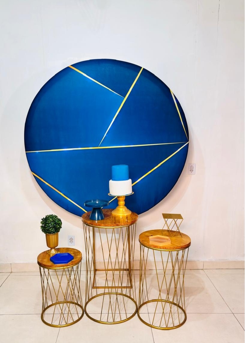 Azul E Dourado (Kit Celebre)(Masculino/Homem) (066) - cricrilocacoes