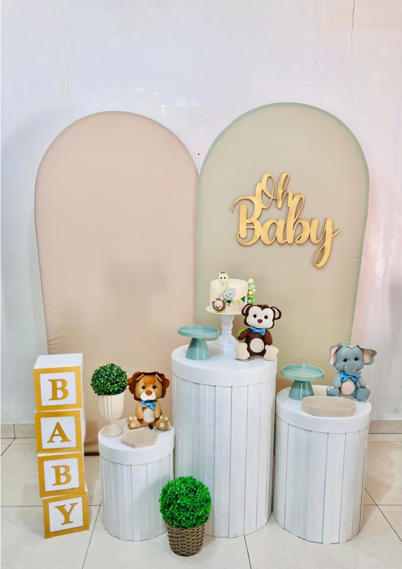Cha de Bebe Safari Verde (Composicao 094) - cricrilocacoes
