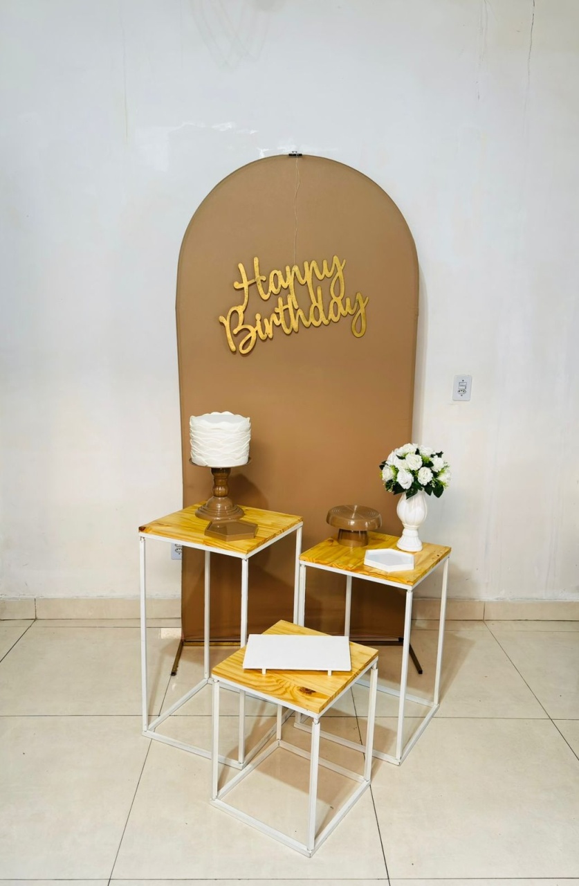 Happy Birthday Marrom (Kit Celebre)(Mulher/Feminino) - cricrilocacoes