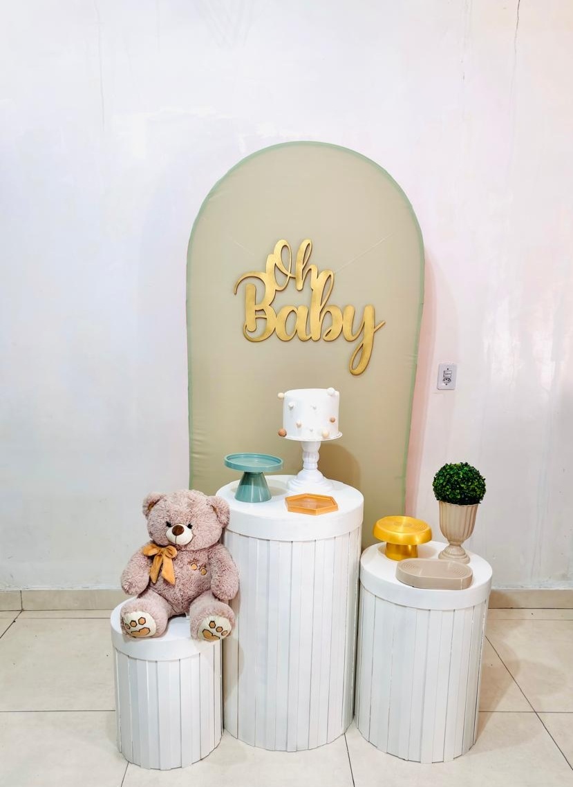 Cha de Bebe Verde (Composicao 090)(Urso) - cricrilocacoes