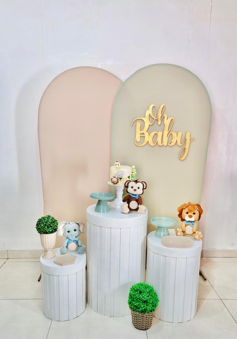 Cha de Bebe Safari Verde (Composicao 090) - cricrilocacoes