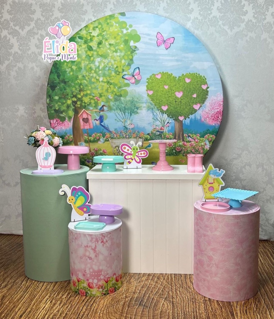 Kit Prata Jardim Encantado - Élida Pegue e Monte 