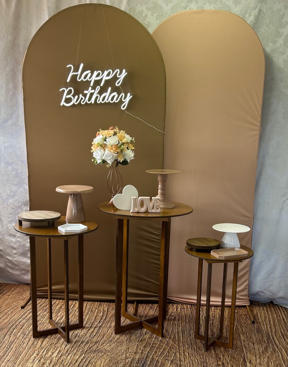 Kit Prata Adulto Marrom Com Led - Élida Pegue e Monte 