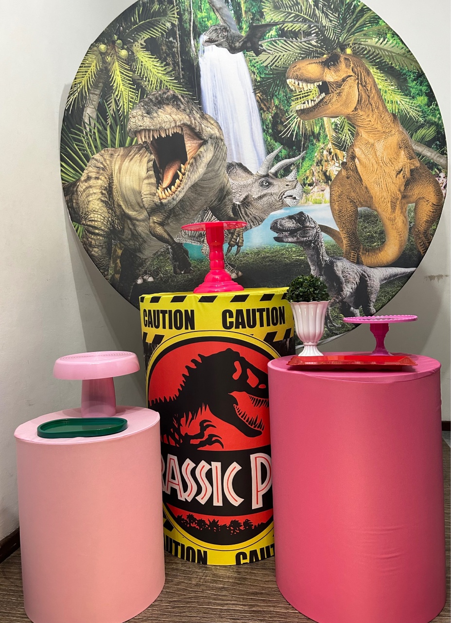 Kit Básico Jurassic Menina - Élida Pegue e Monte 