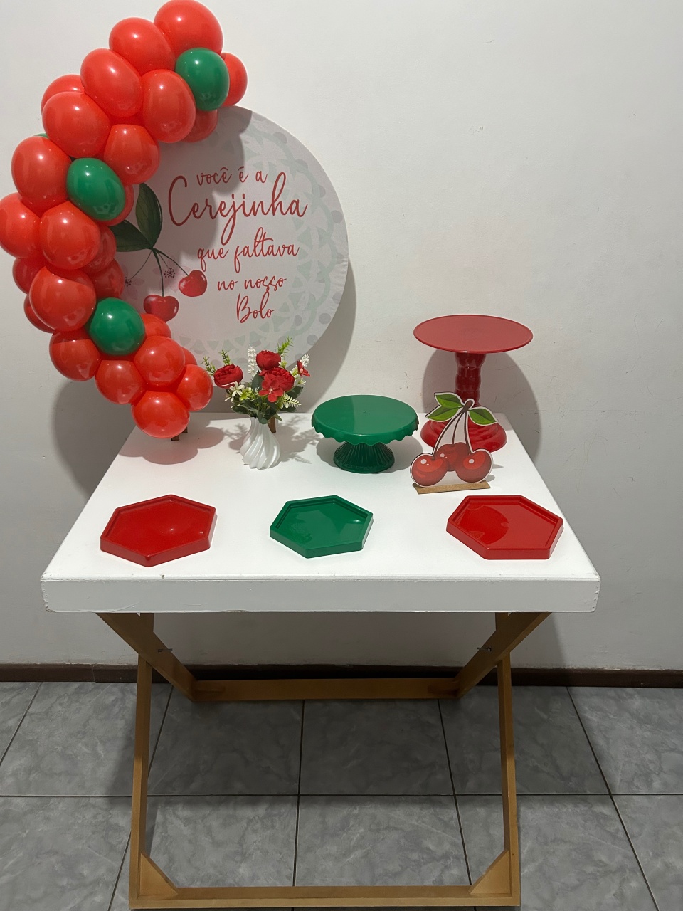 Mini Kit Cereja - Élida Pegue e Monte 