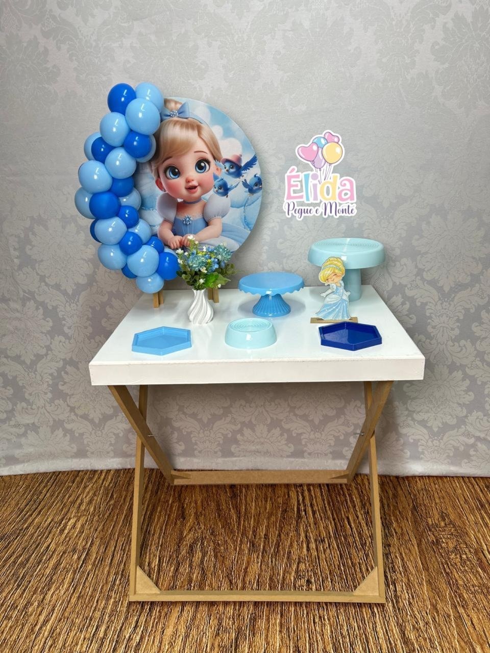 Mini Kit Cinderela Cute - Élida Pegue e Monte 