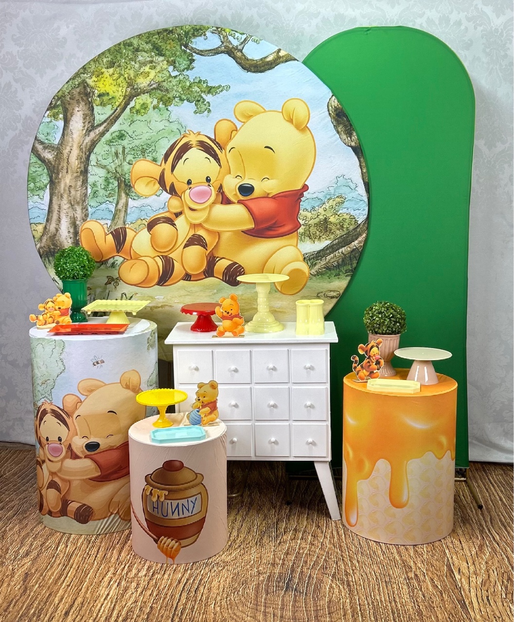 Kit Ouro Ursinho Pooh - Élida Pegue e Monte 