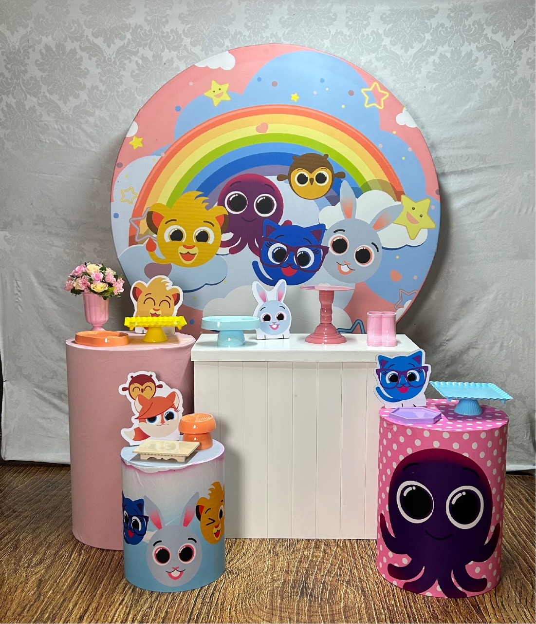 Kit Prata Bolofofos Menina - Élida Pegue e Monte 