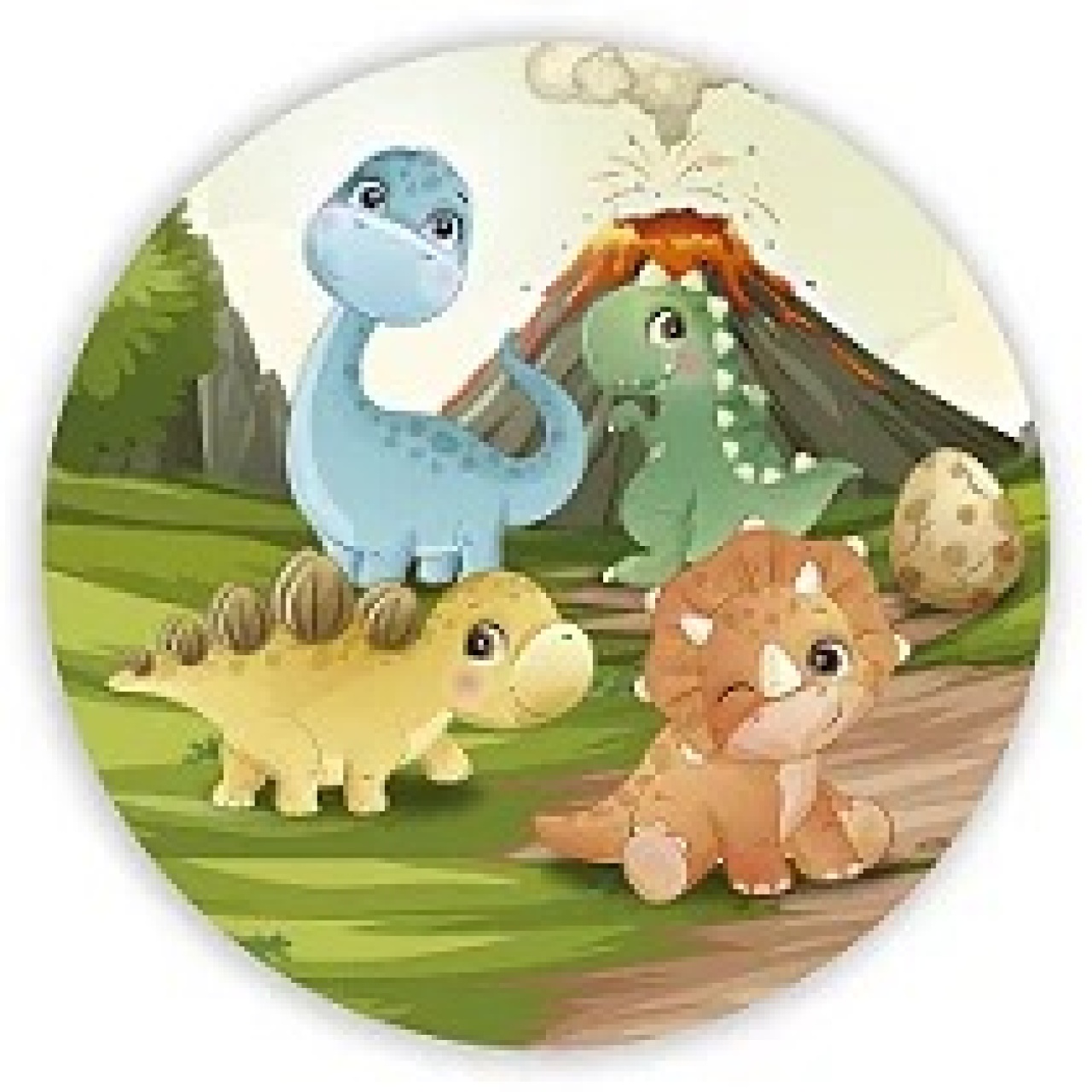 Dinossauro Baby 50Cm - Élida Pegue e Monte 