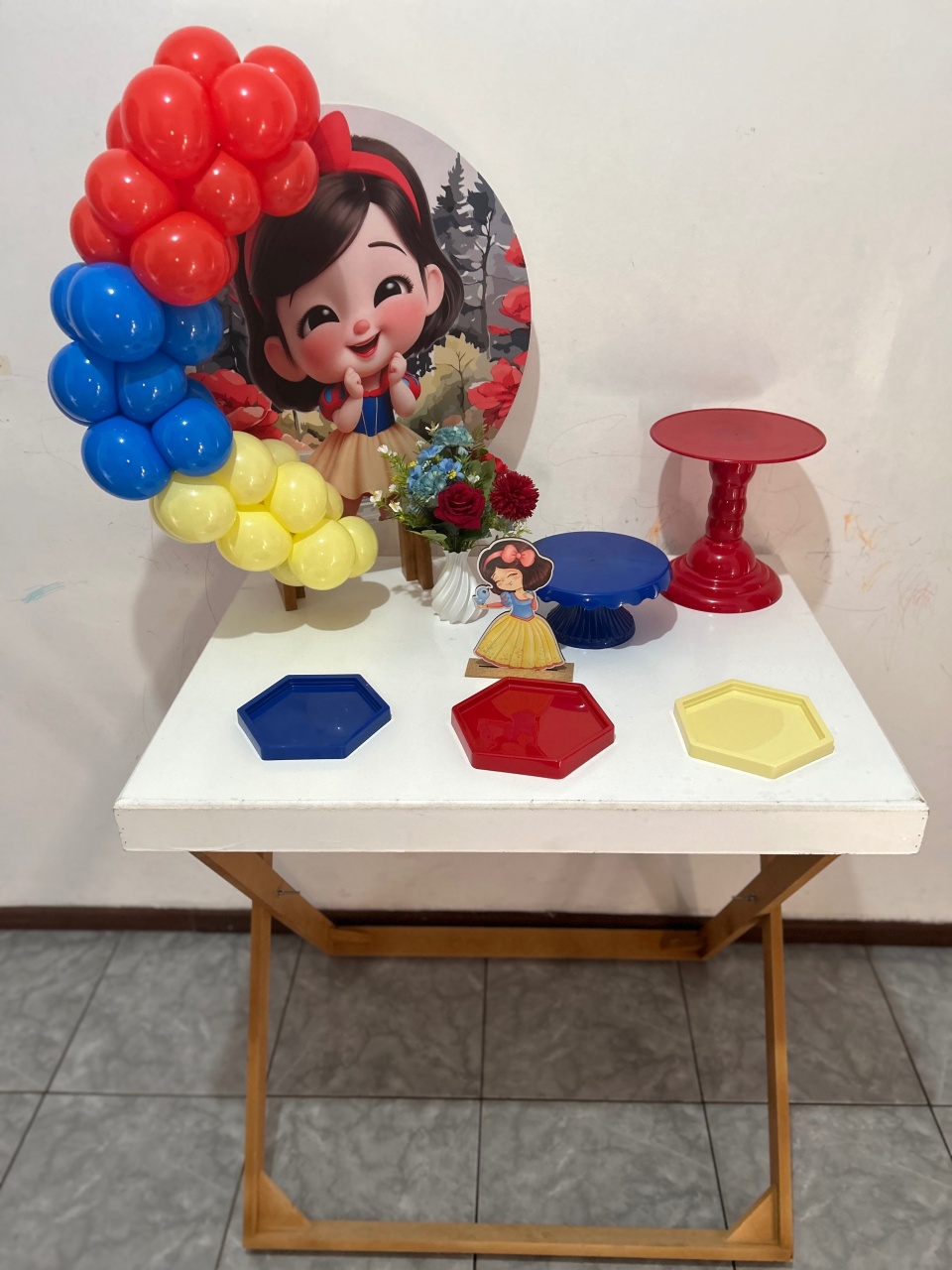 Mini Kit Branca de Neve Baby - Élida Pegue e Monte 