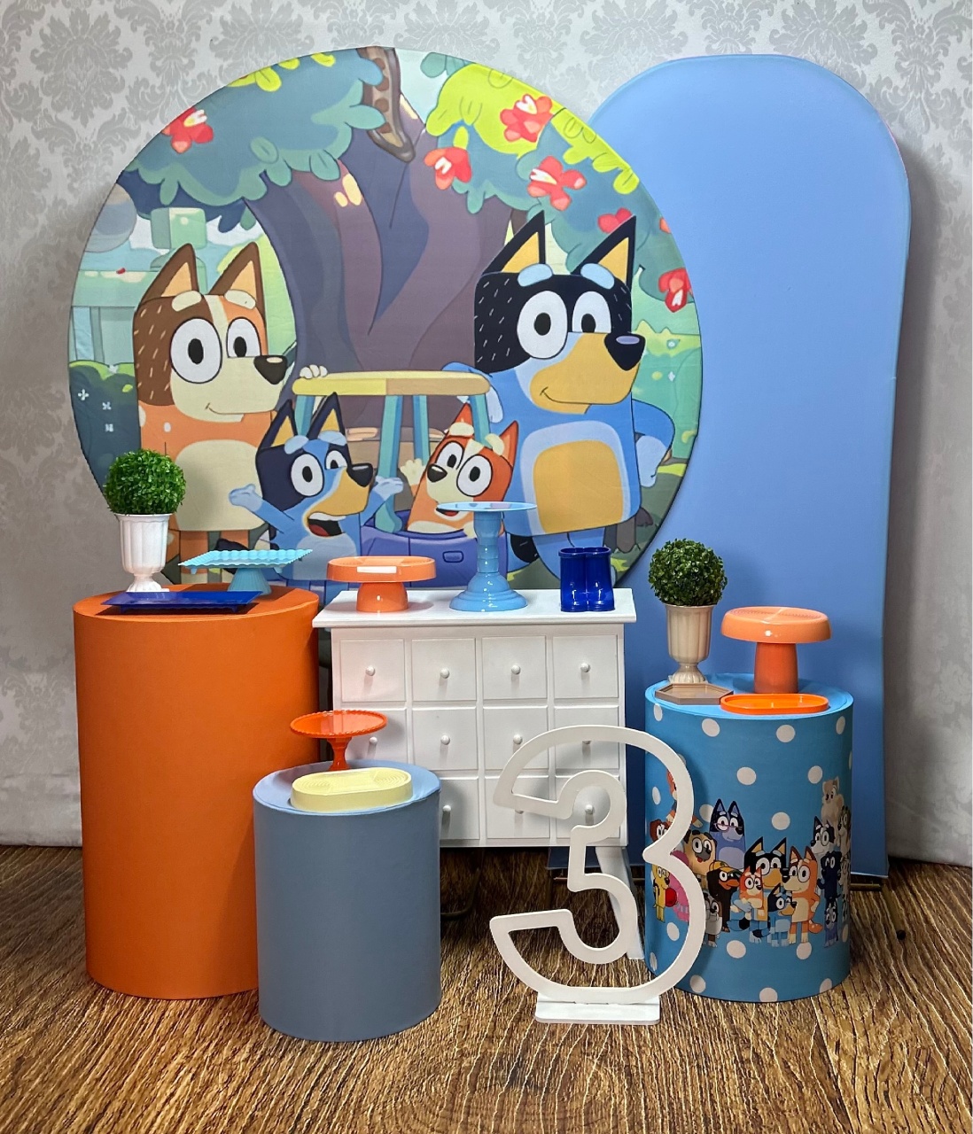 Kit Ouro Bluey - Élida Pegue e Monte 