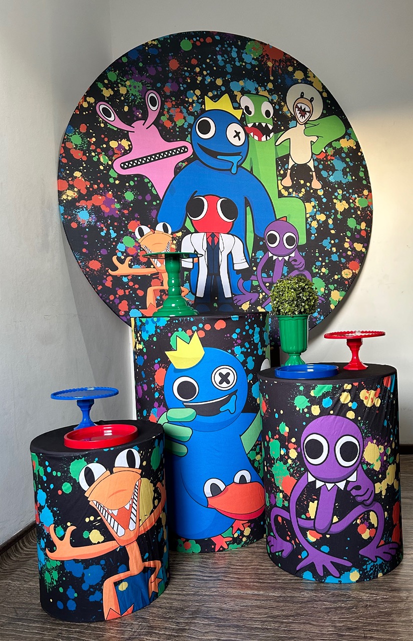 Kit Básico Rainbow Friends  - Élida Pegue e Monte 