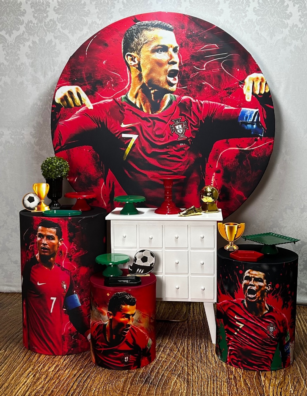Kit Prata Cristiano Ronaldo   - Élida Pegue e Monte 