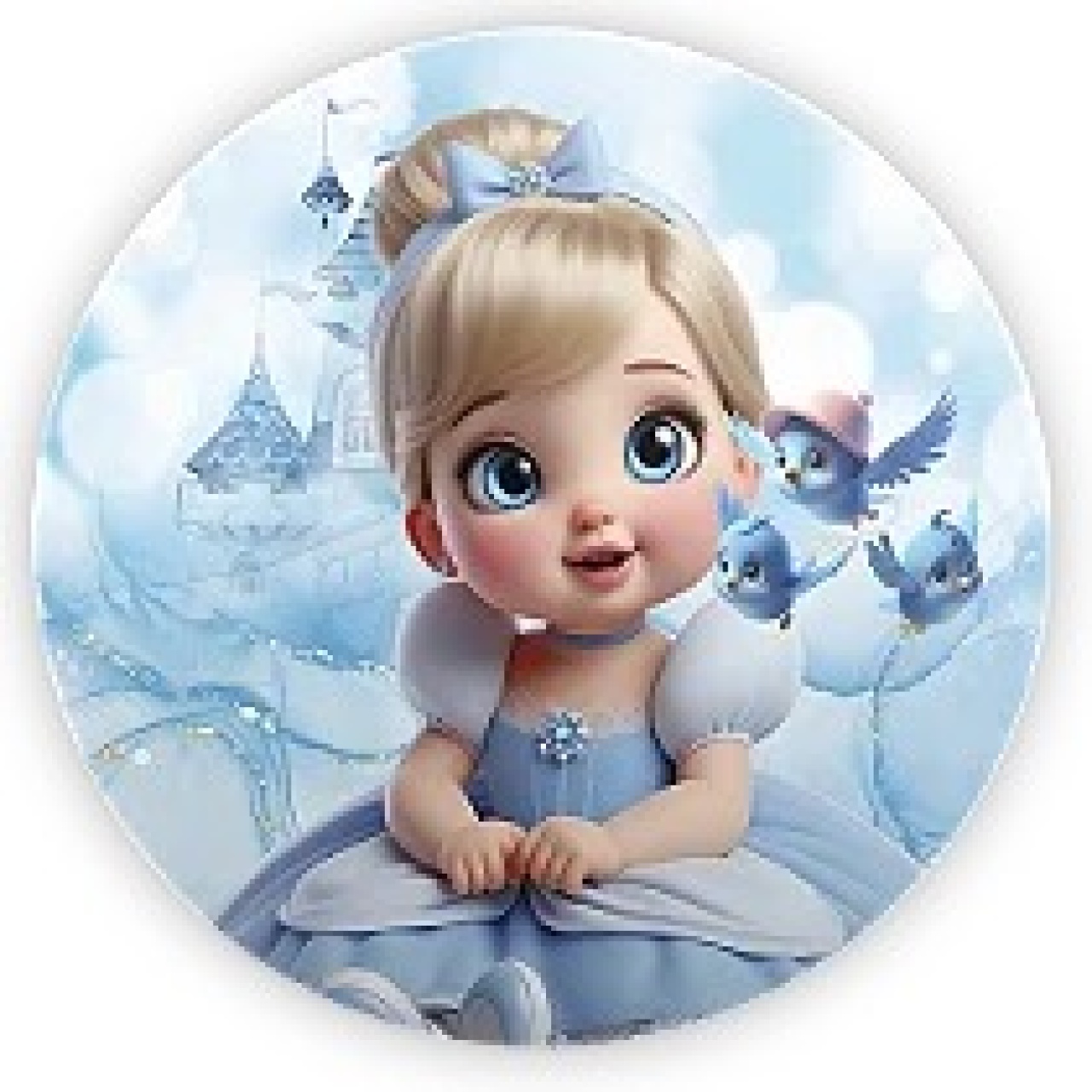 Cinderela Baby 50Cm - Élida Pegue e Monte 
