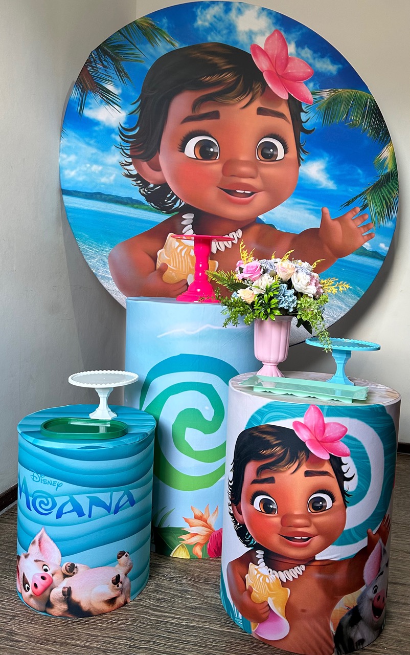 Kit Básico Moana Baby - Élida Pegue e Monte 