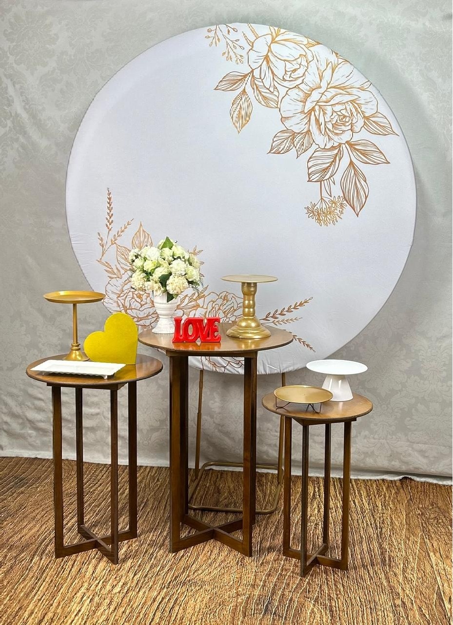 Kit Bronze Floral Dourado - Élida Pegue e Monte 