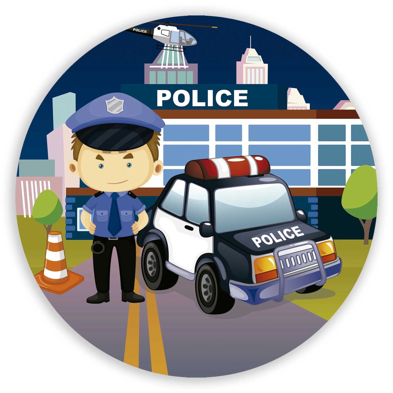 Painel Policial 50Cm - Élida Pegue e Monte 