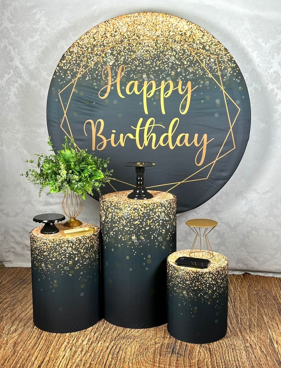 Kit Bronze Preto Com Dourado - Élida Pegue e Monte 
