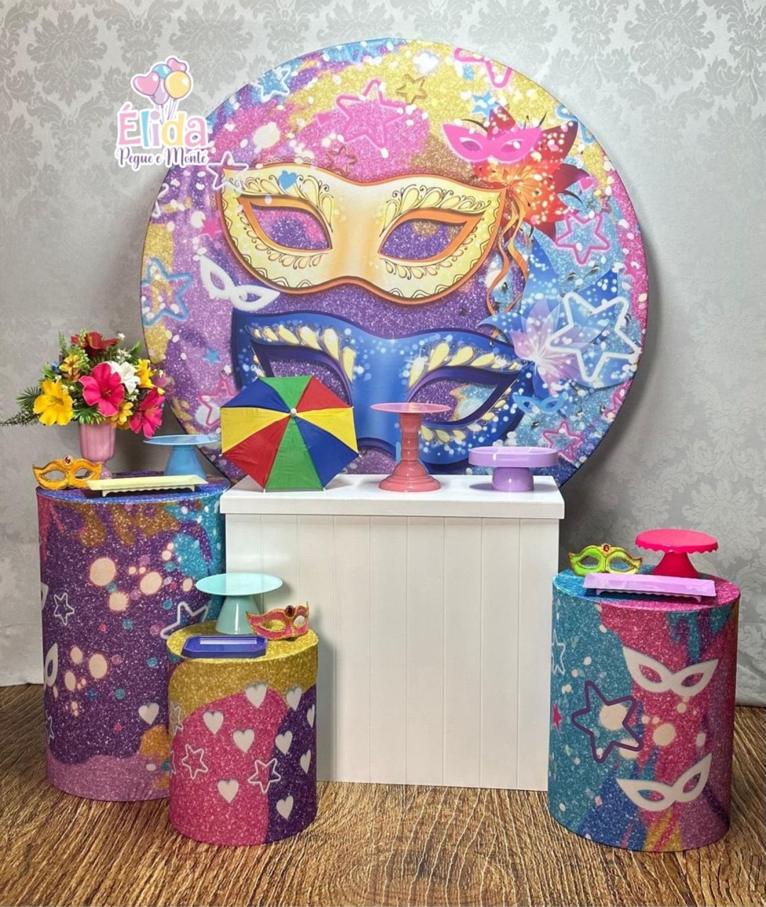 Kit Prata Carnaval - Élida Pegue e Monte 