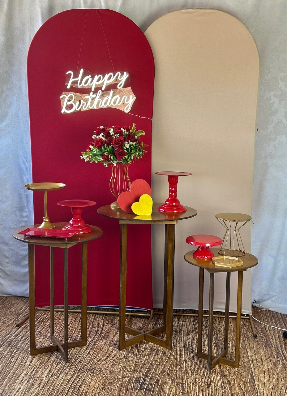 Kit Prata Adulto Vermelho Com Led - Élida Pegue e Monte 