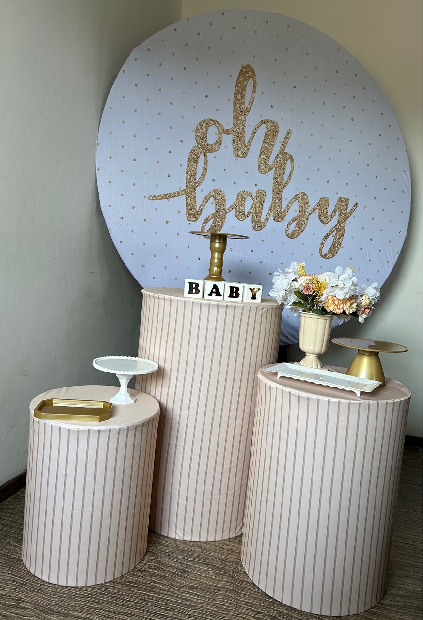 Kit Bronze Chá Revelação Oh Baby - Élida Pegue e Monte 