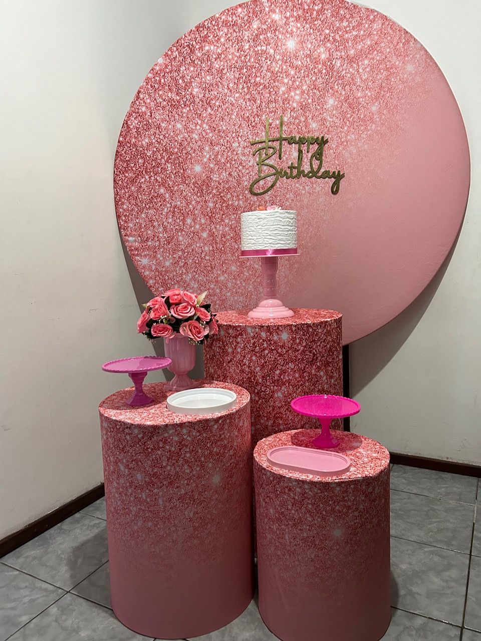 Kit Bronze Rosa Com Glitter - Élida Pegue e Monte 