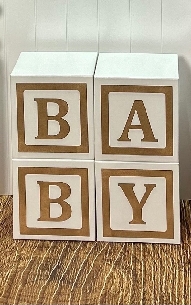 Cubo Baby Branco  - Élida Pegue e Monte 