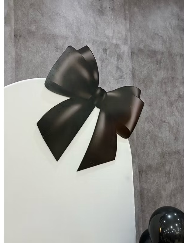 Aplique de Painel Laço Preto - Élida Pegue e Monte 