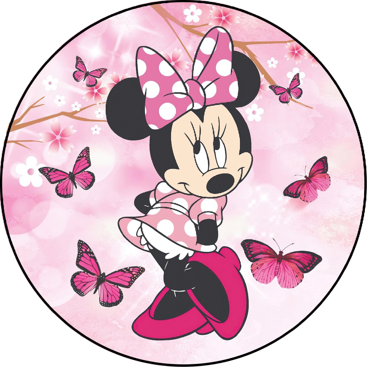 Minnie Rosa 50Cm   - Élida Pegue e Monte 