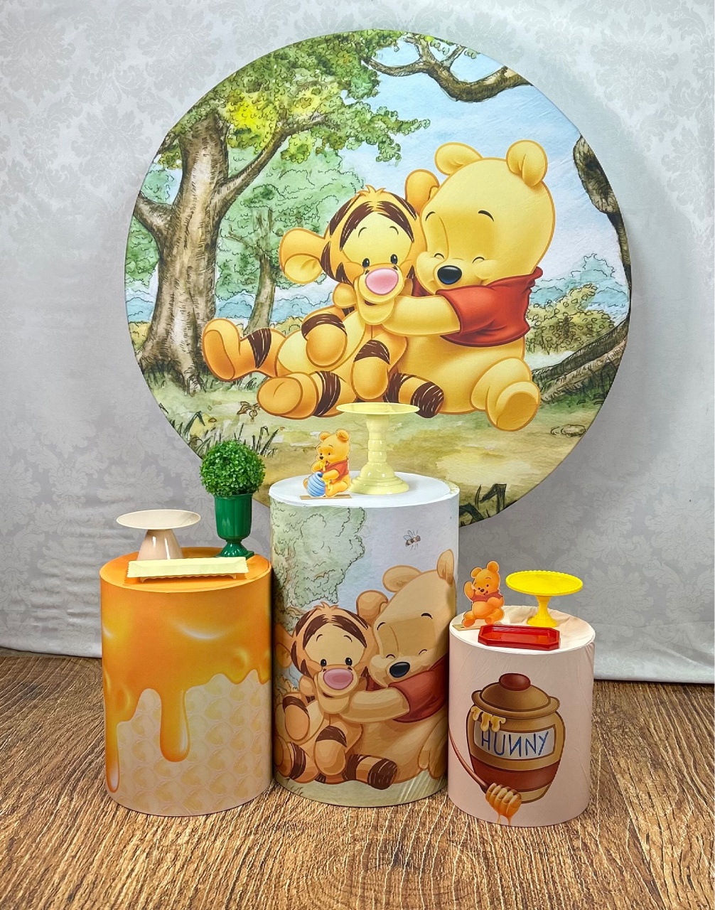 Kit Bronze Ursinho Pooh   - Élida Pegue e Monte 