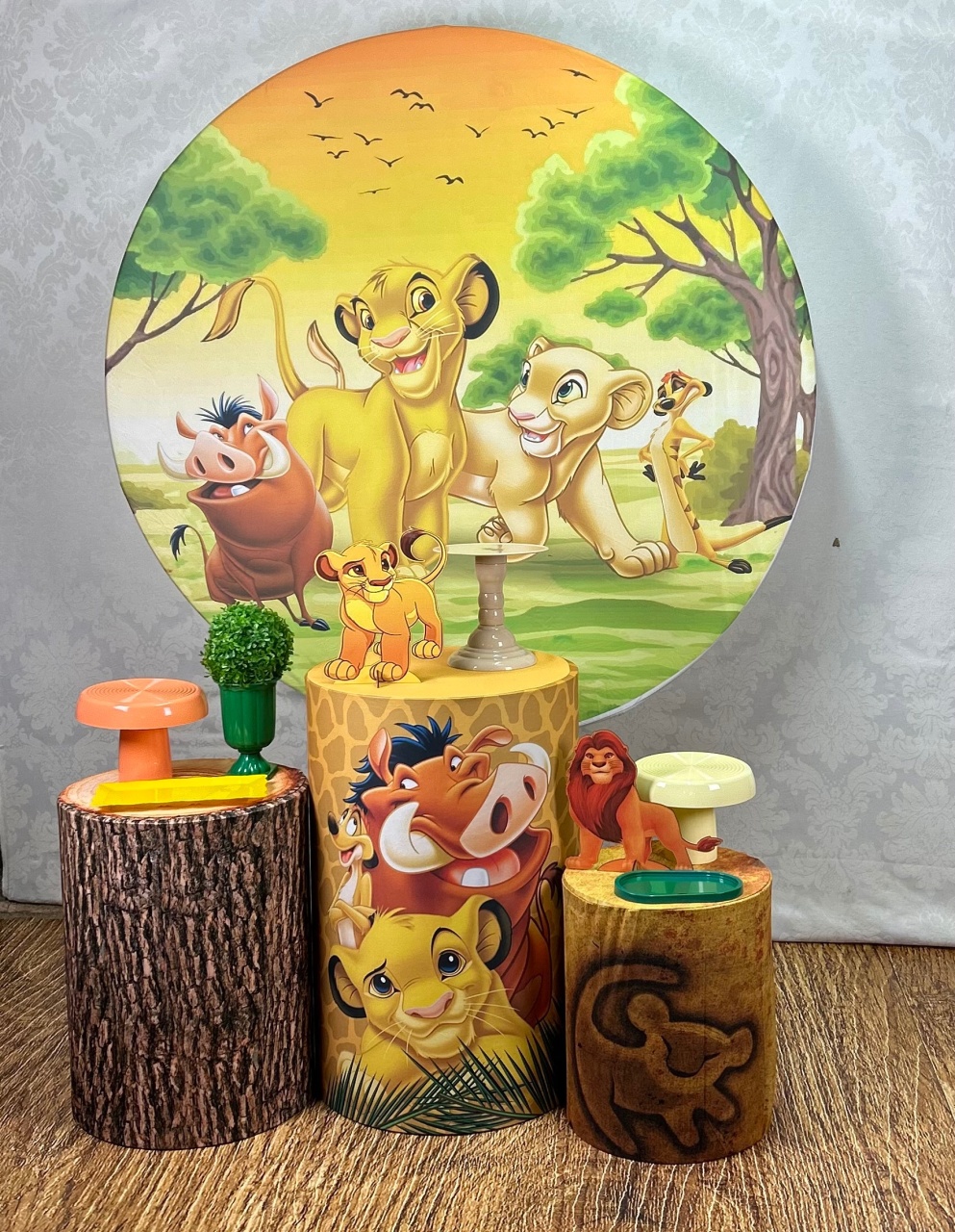 Kit Bronze Rei Leão   - Élida Pegue e Monte 
