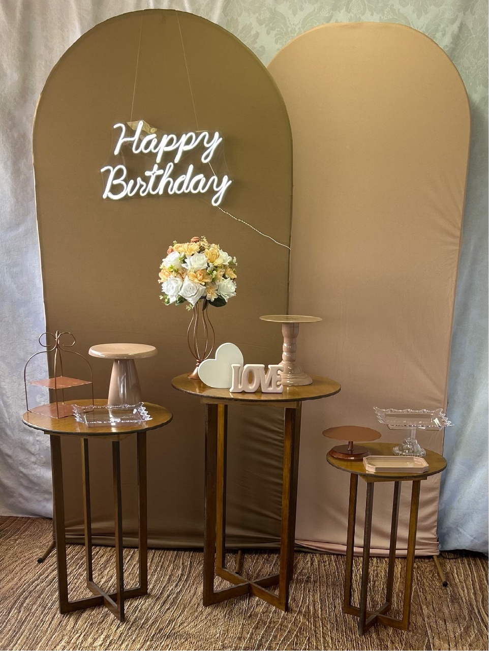 Kit Prata Adulto Marrom Com Led - Élida Pegue e Monte 