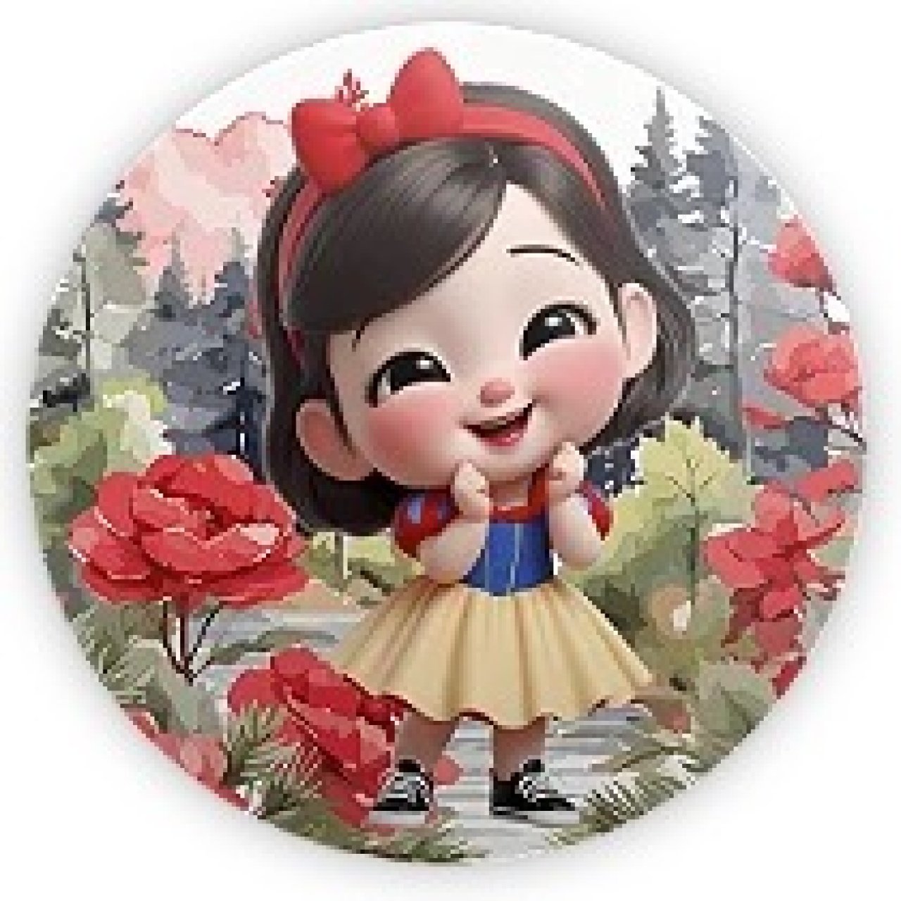 Branca de Neve Baby 50Cm - Élida Pegue e Monte 