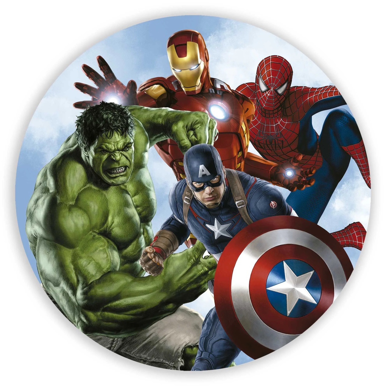 Painel Vingadores 50Cm    - Élida Pegue e Monte 
