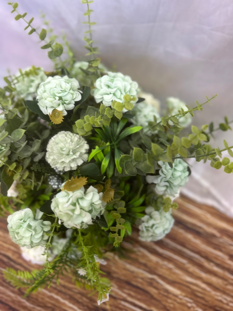 Arranjos Floral Verde  - Élida Pegue e Monte 