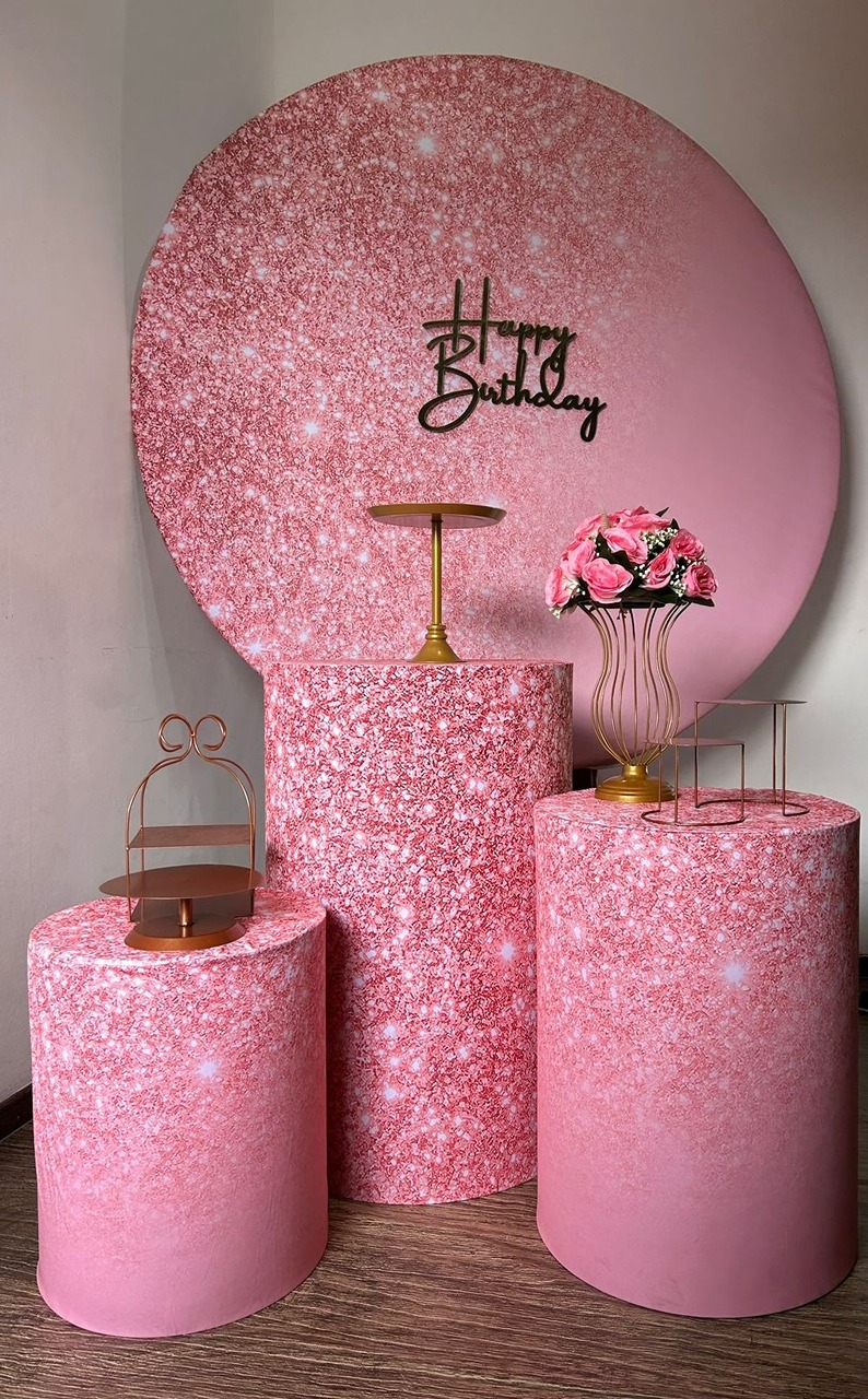 Kit Bronze Rosa Com Glitter - Élida Pegue e Monte 