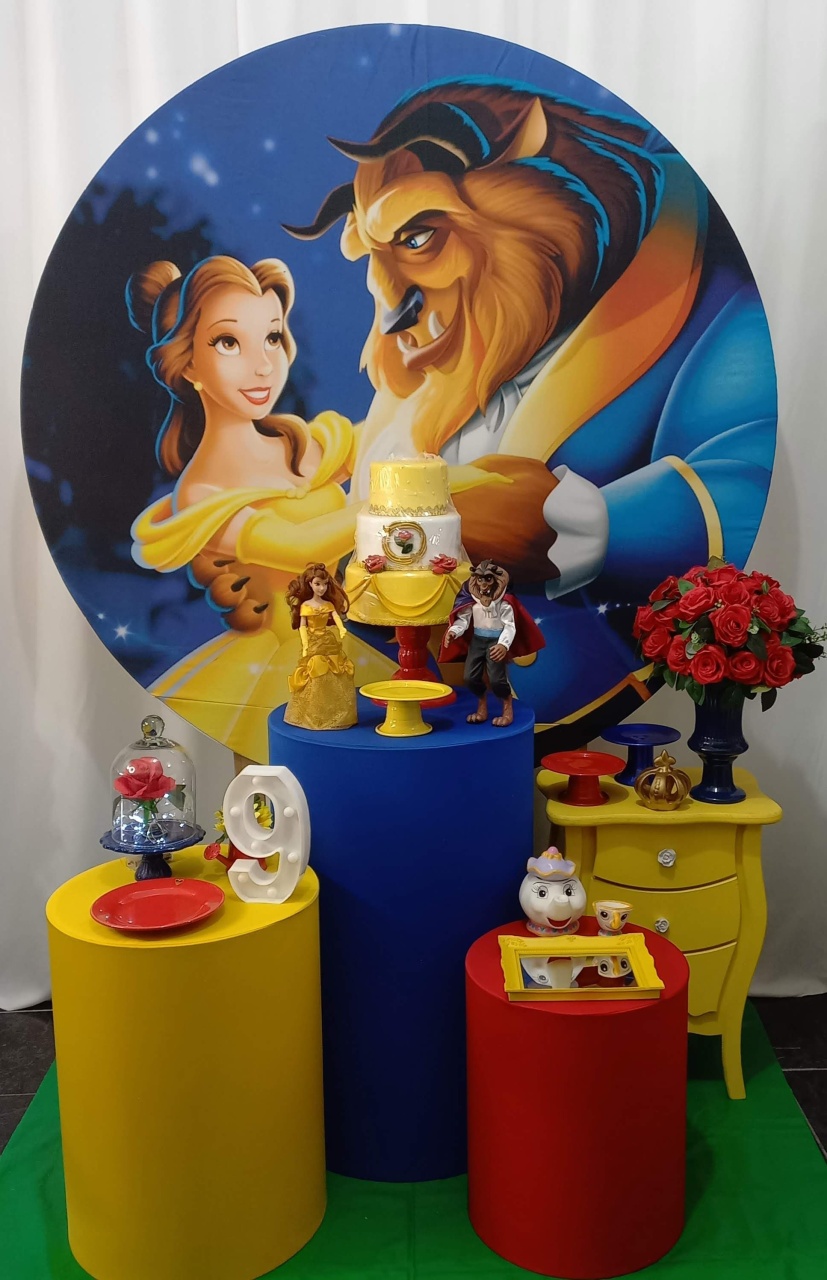 Bela E A Fera Carinho  - Decorar  Festas e Locacoes