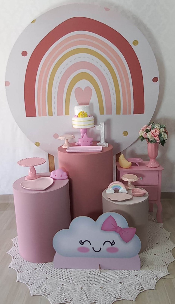 Arco Iris Boho Carinho - Decorar  Festas e Locacoes