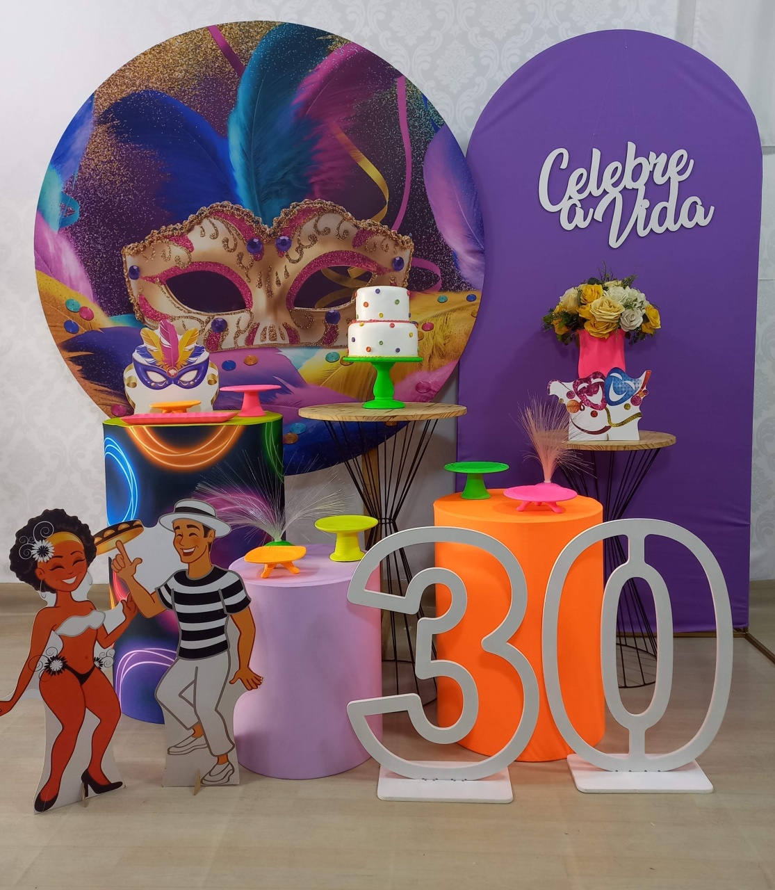 Carnaval Mascara  - Decorar  Festas e Locacoes
