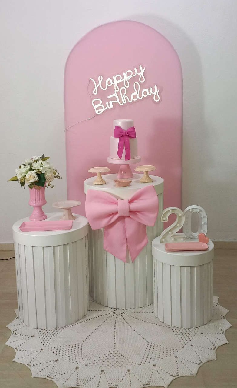 Laco Rosa  - Decorar  Festas e Locacoes