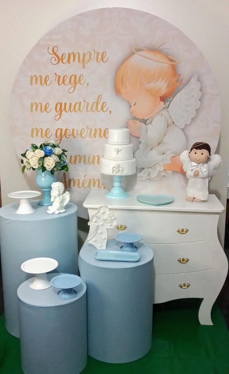 Kit Amor Batizado  - Decorar  Festas e Locacoes