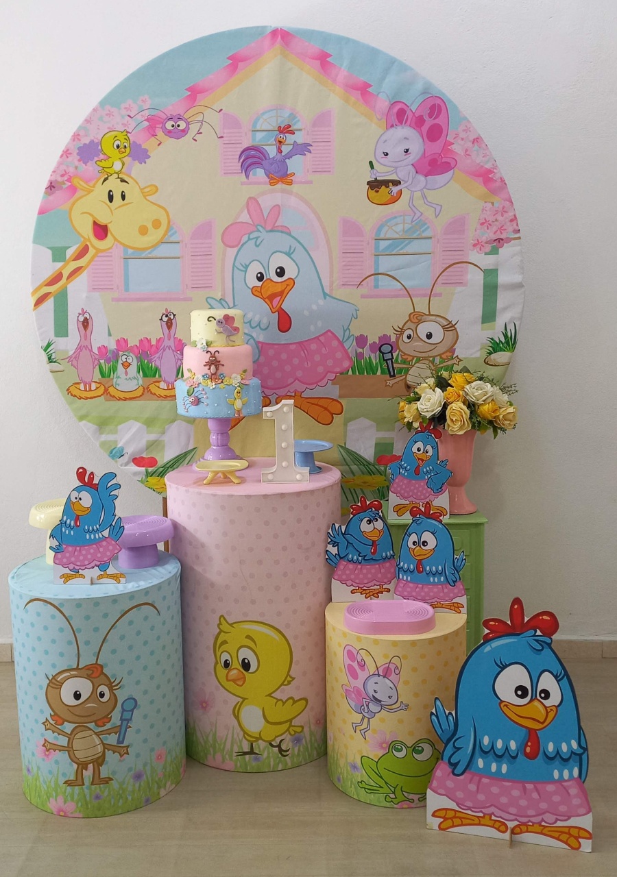 Galinha Pitad.1 Carinho  - Decorar  Festas e Locacoes