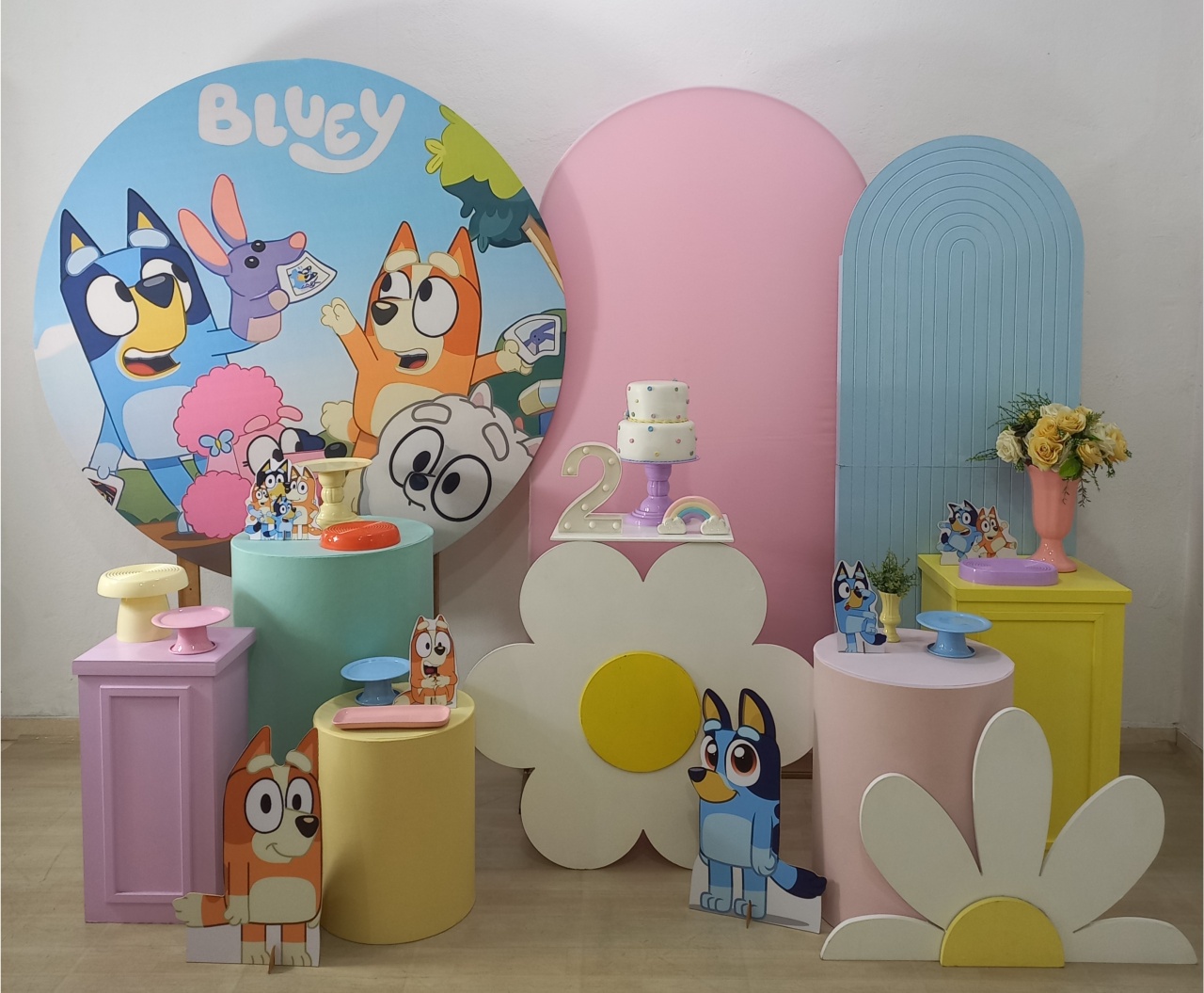 Kit Luxo2 Bluey - Decorar  Festas e Locacoes