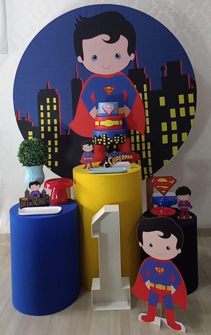 Super Men Cute Carinho  - Decorar  Festas e Locacoes
