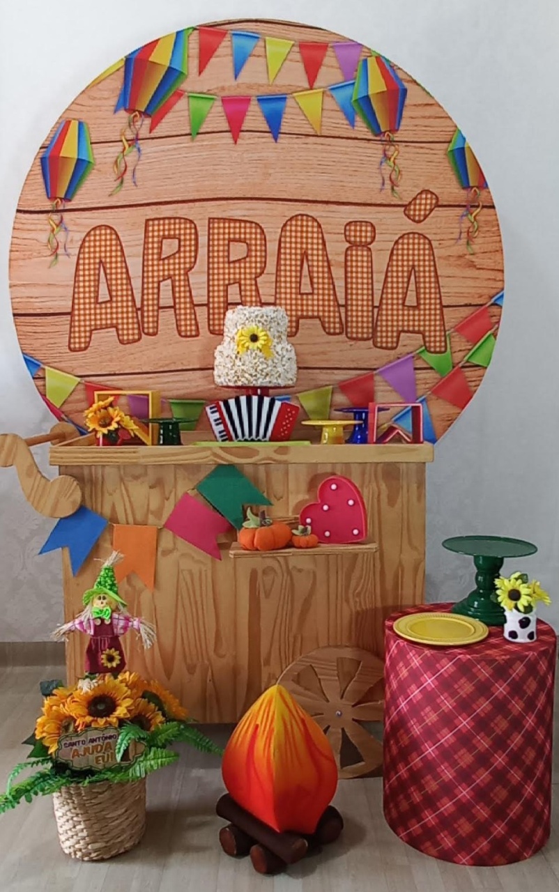 Arraial 1 Carinho  - Decorar  Festas e Locacoes