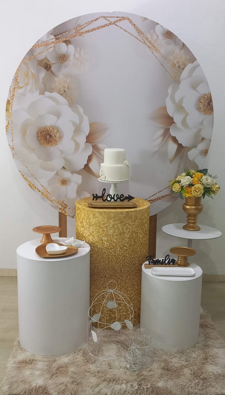 Floral Perola 1 - Decorar  Festas e Locacoes