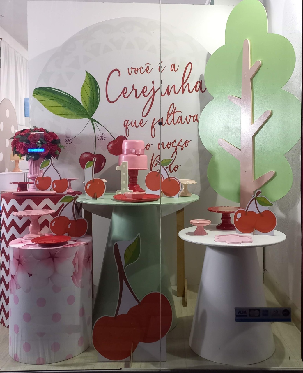 Cerejinha Com Arvore  - Decorar  Festas e Locacoes