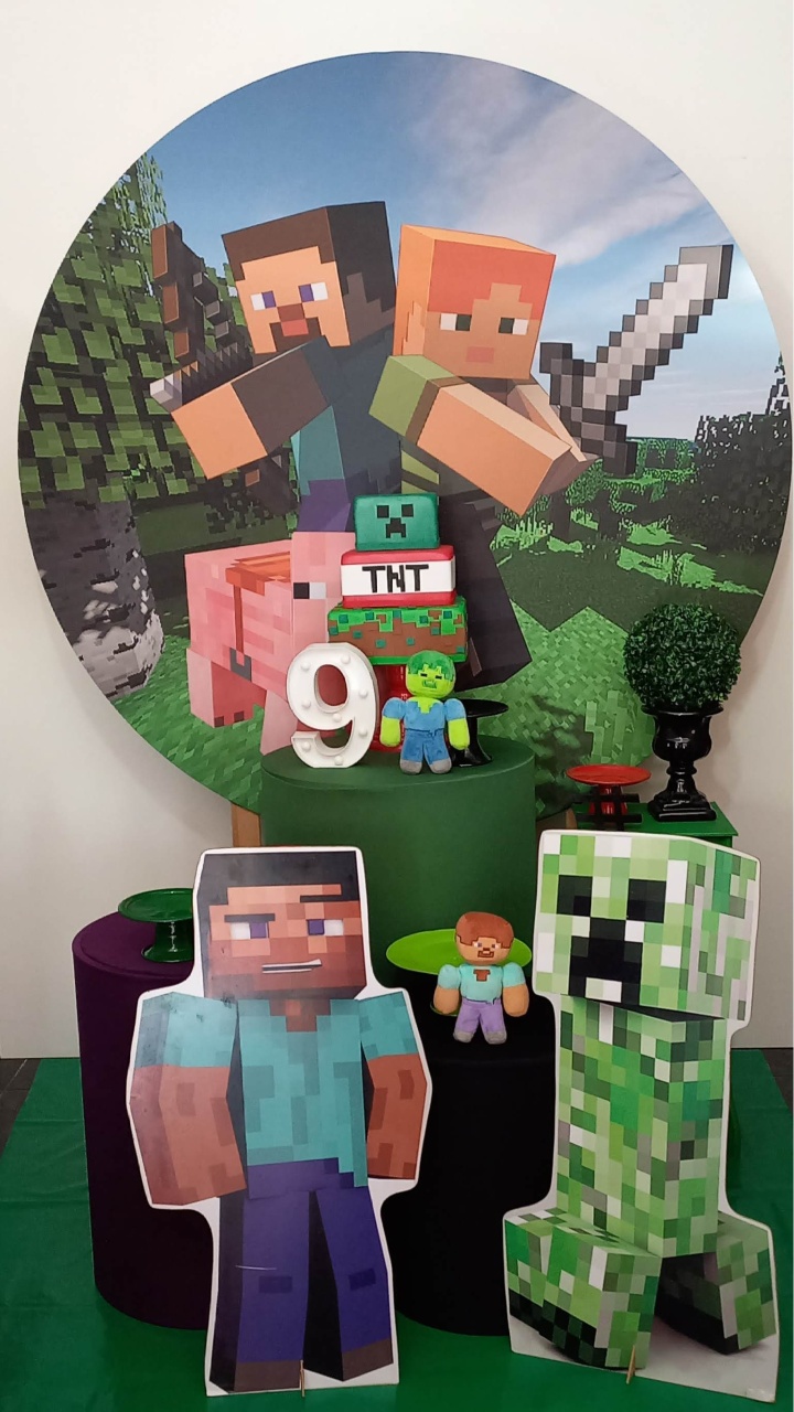 Minicraft  - Decorar  Festas e Locacoes