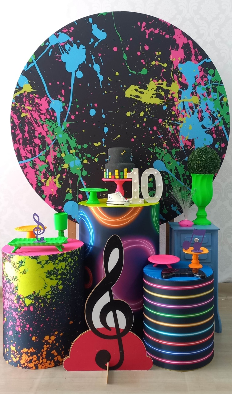 Neon Cores Carinho  - Decorar  Festas e Locacoes